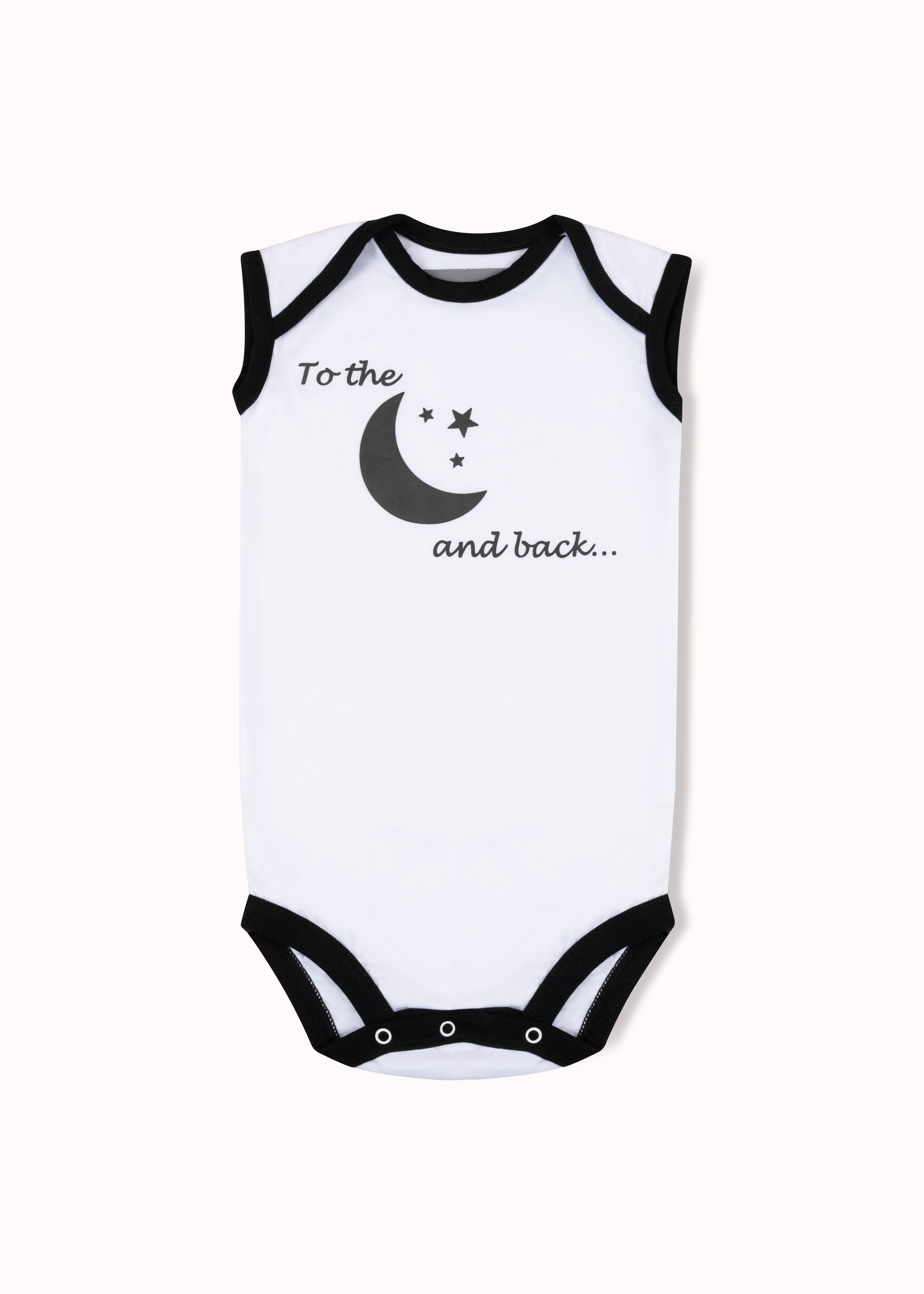 3 Pack sleeveless printed bodysuit