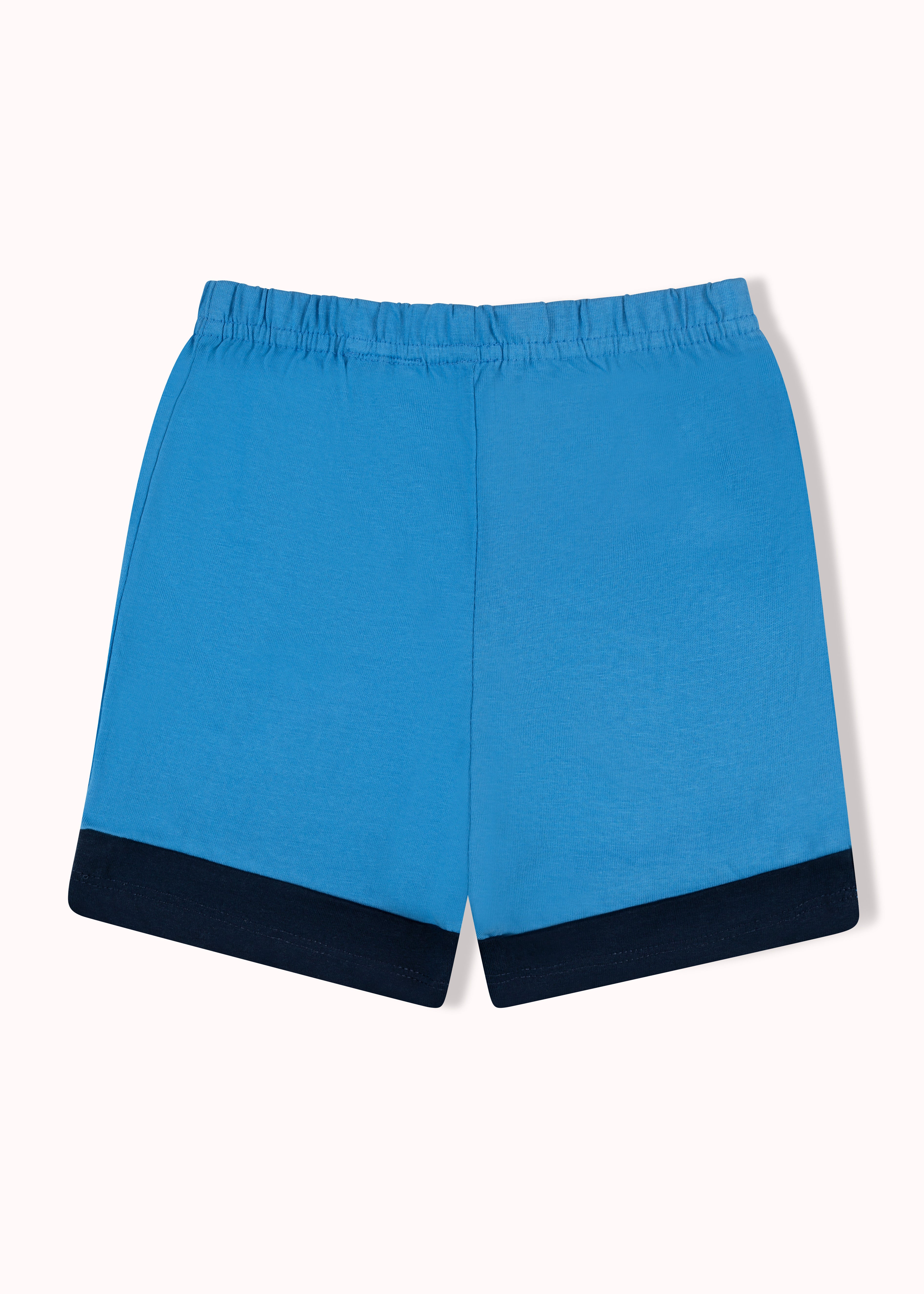 2 Pack printed and solid girls shorts