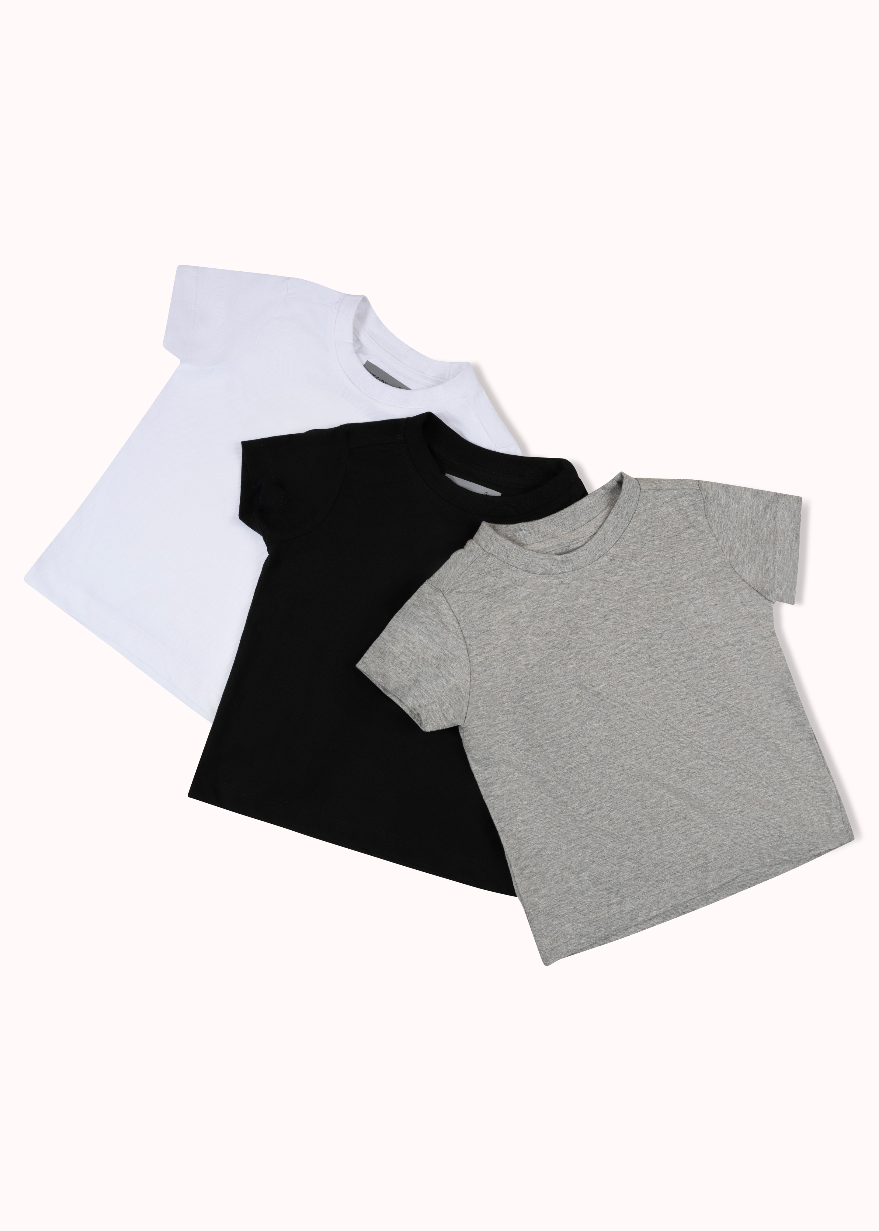 3 Pack solid boys t-shirt