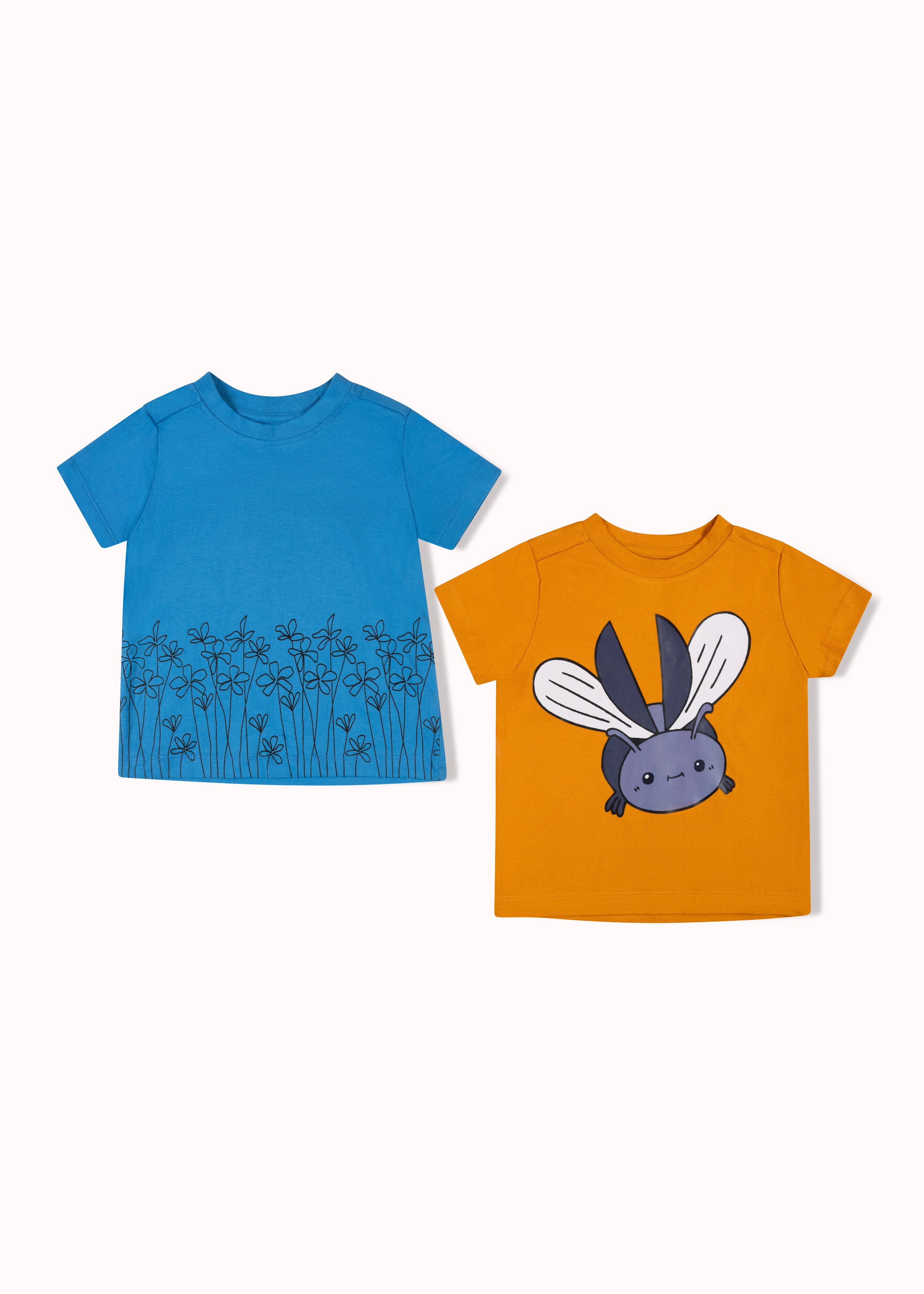 2 Pack printed boys t-shirt