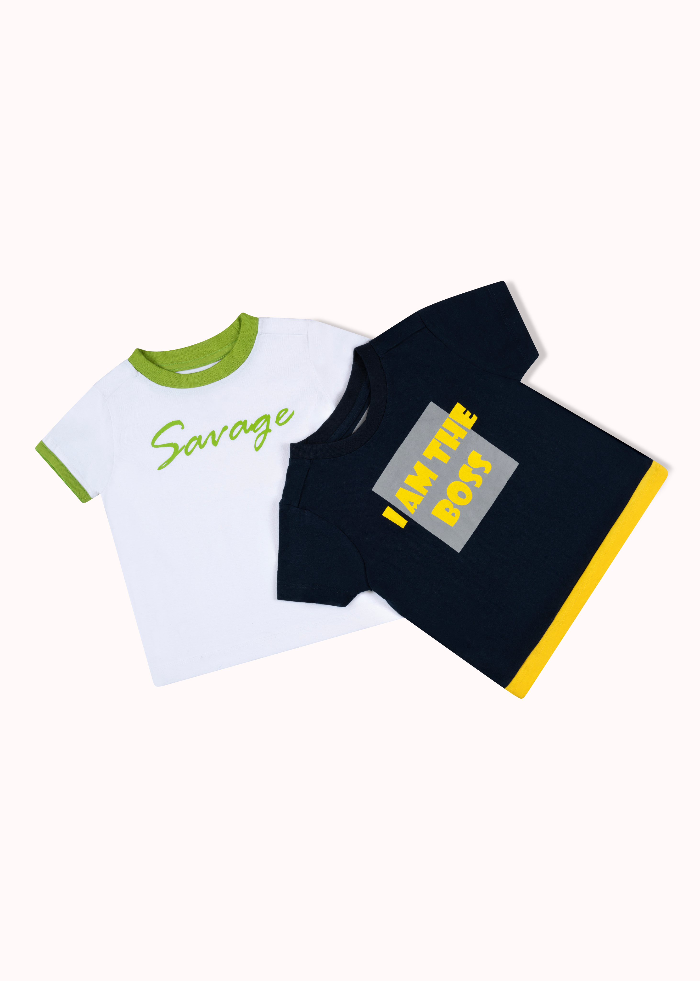 2 Pack printed boys t-shirt