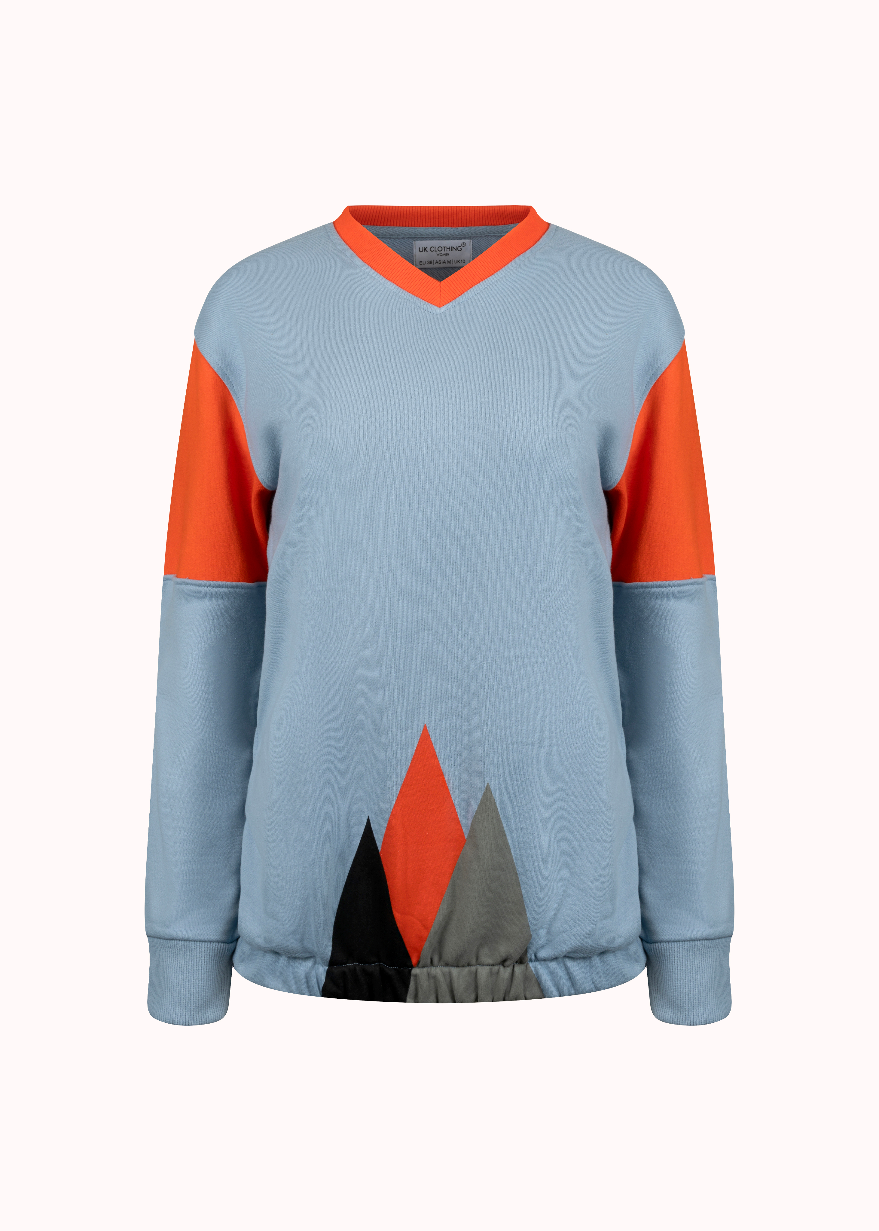 Silversky loop knit cotton printed sweatshirt