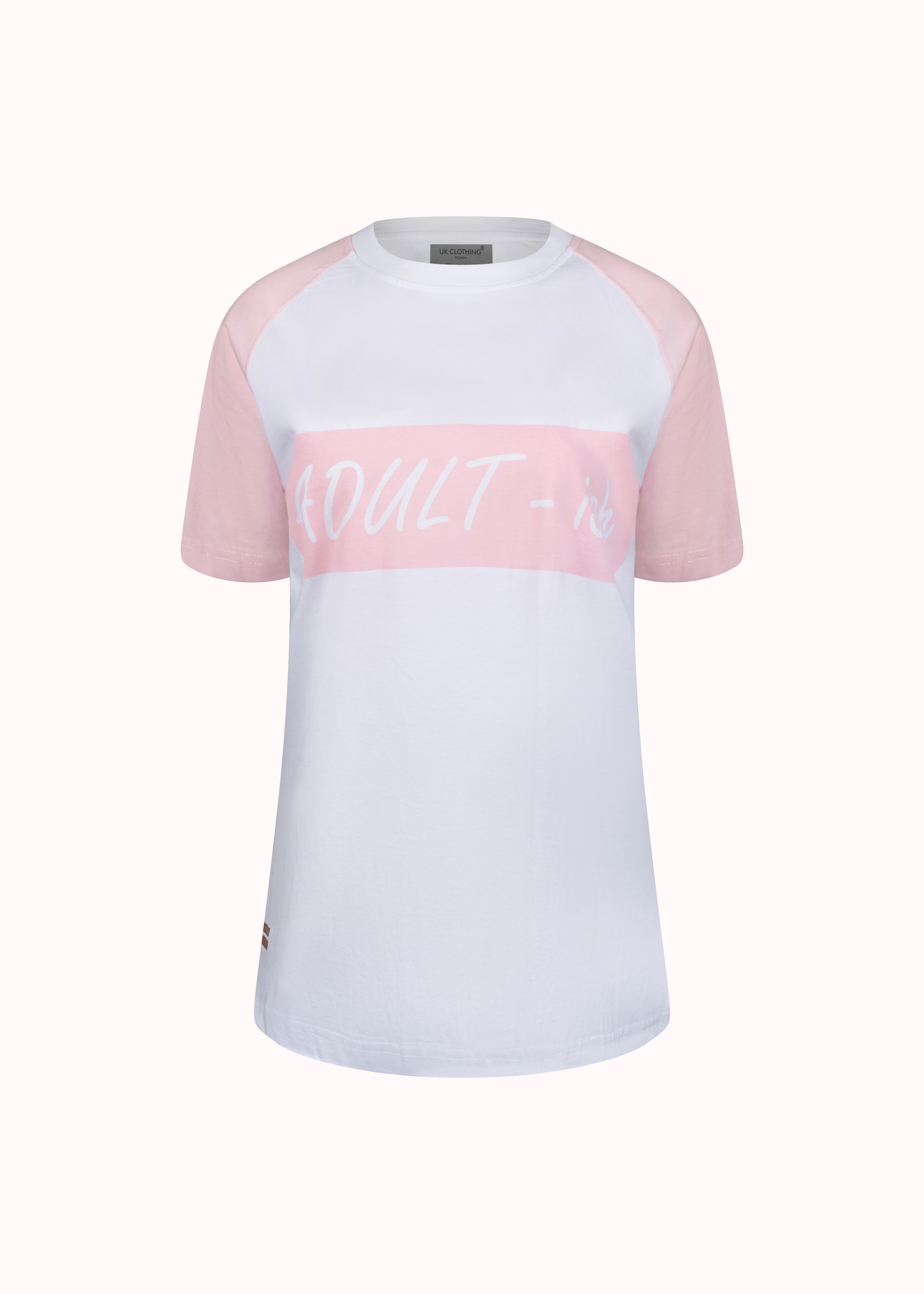 Adult-ish printed raglan sleeve pyjama t-shirt shorts