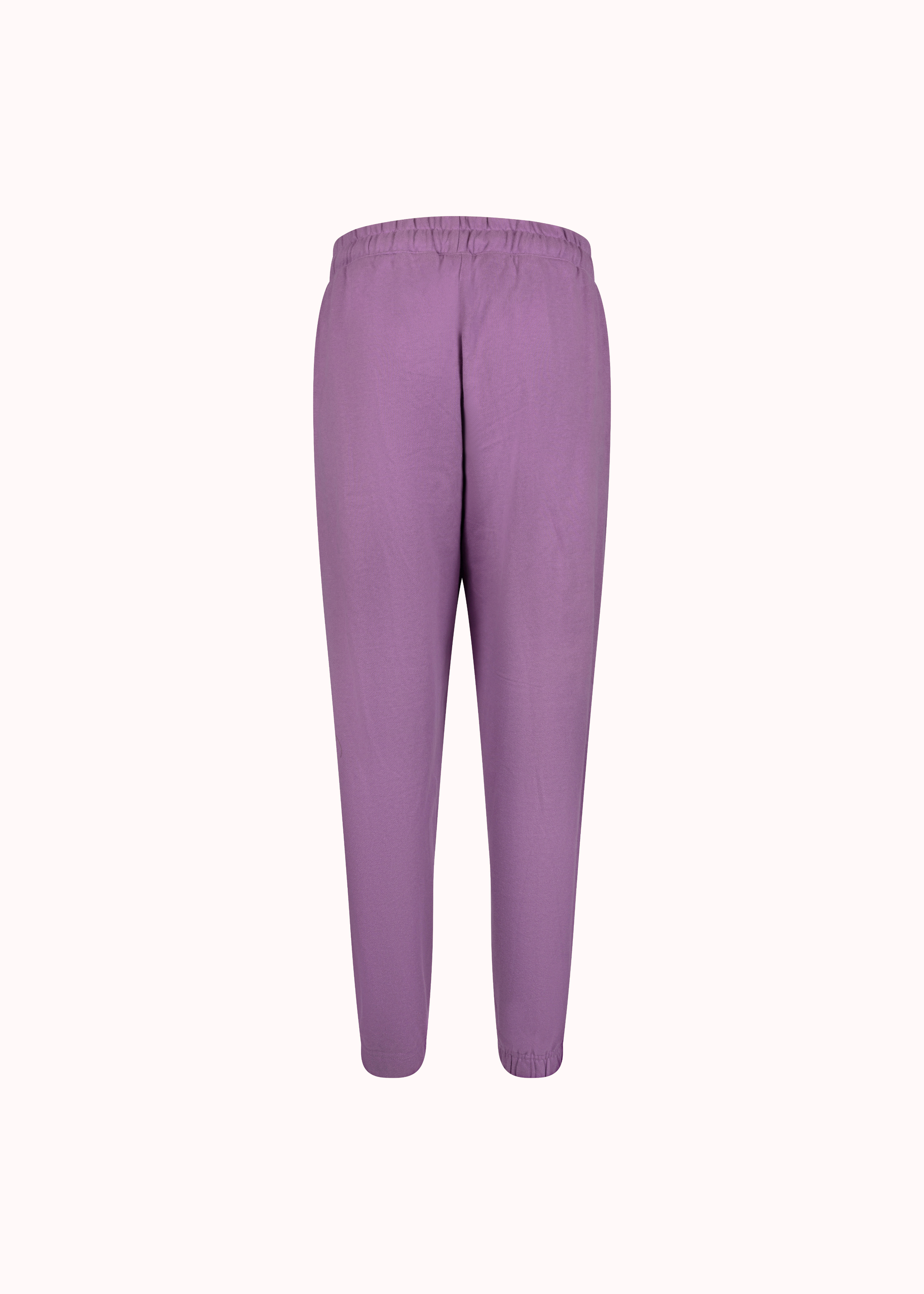 Lavender solid cotton jogger