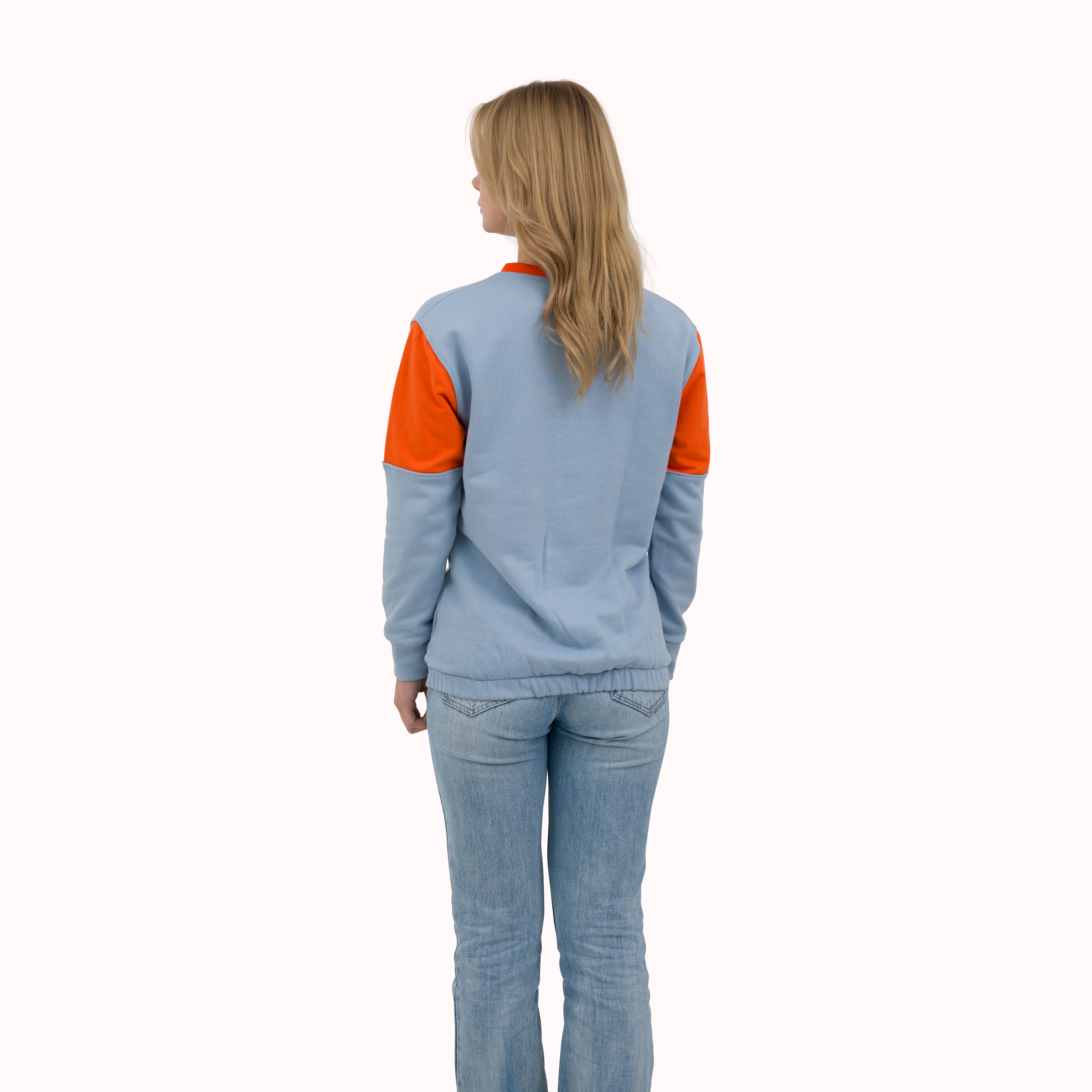 Silversky loop knit cotton printed sweatshirt