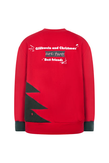 ROUND NECK CHRISTMAS SWEATSHIRT