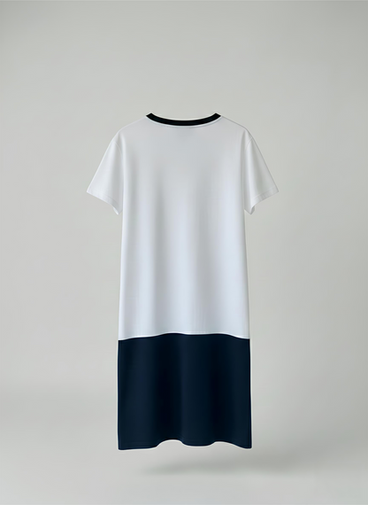 FLOCK PRINTED T-SHIRT DRESS - LIMITED EDITION